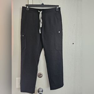 Figs Black Yola Pants Medium Petite